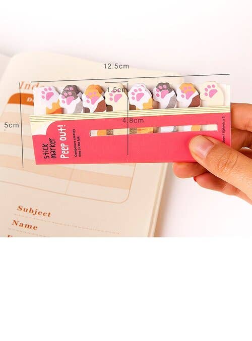 Animal Sticky Notes Planner Accessories