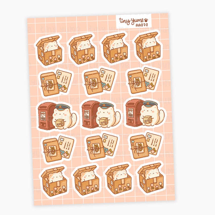 Tiny Yume - Postal sticker sheet