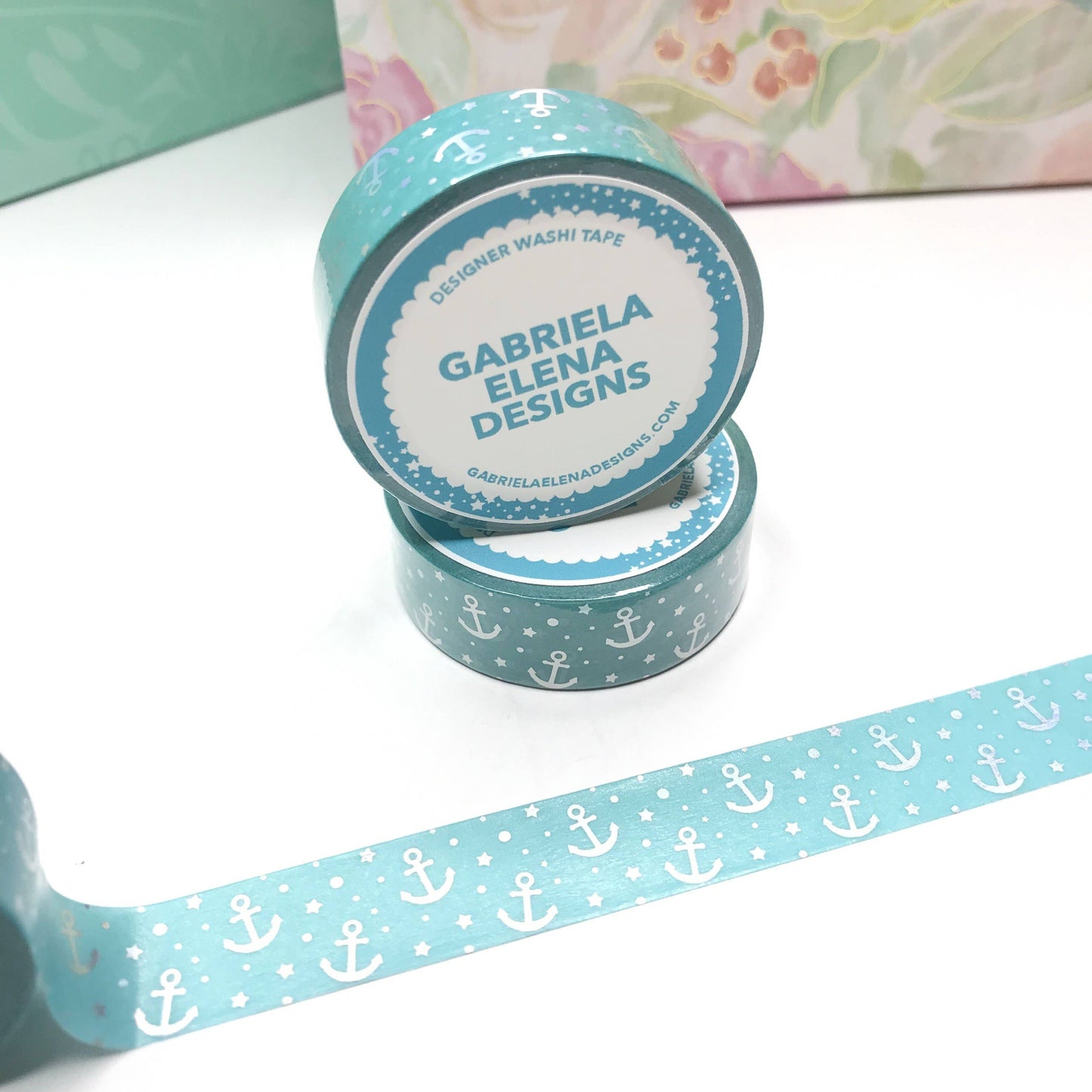 Washi Tape  - Anchors Holographic Foil