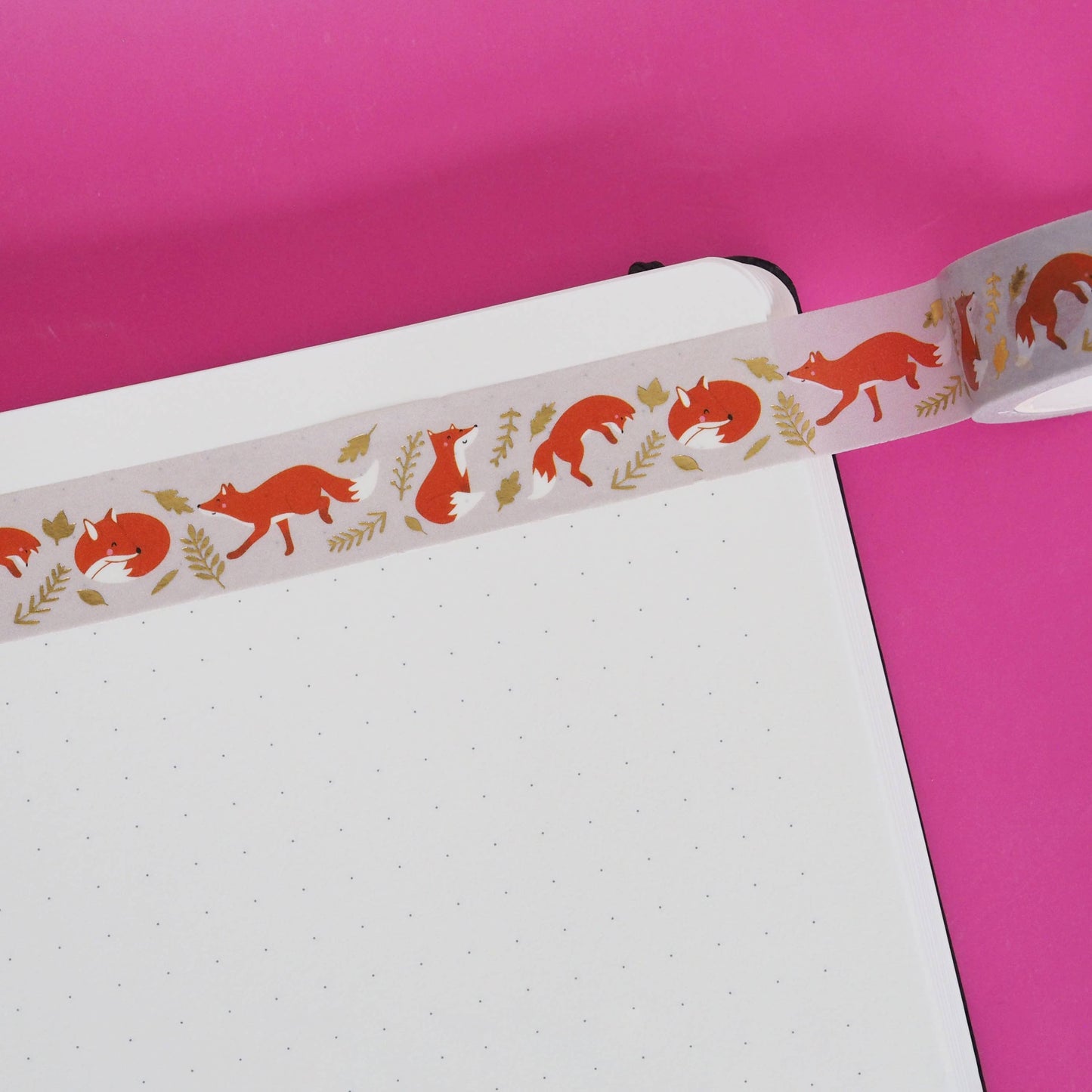 Happy Foxes Washi Tape